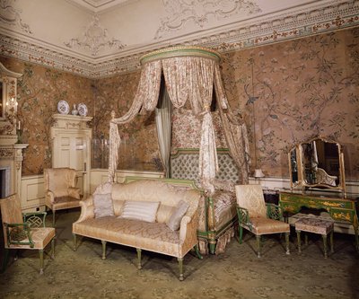 Nostell Priory, the State Bedroom by Unbekannt Unbekannt
